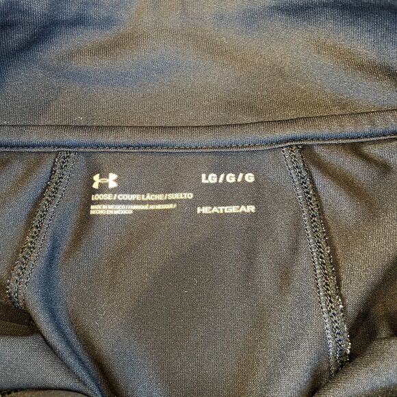 Under Armour Black Pullover Heatgear Loose Fit Large - Picture 4 of 9